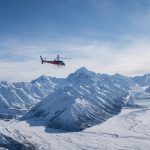 helicopter, milford sound